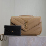 Saint Laurent Loulou Small In Matelasse Lambskin